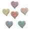 Buttons Galore and More Craft & Sewing Buttons - Shimmering Hearts - 18 Buttons